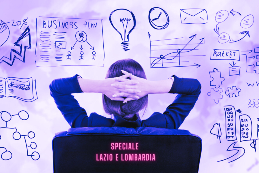 INCENTIVI REGIONALI 2023 IMPRENDITORIA FEMMINILE: LAZIO E LOMBARDIA